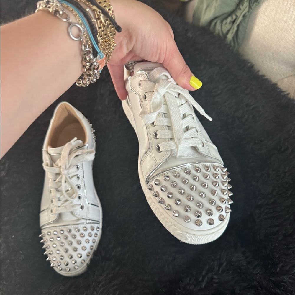 Christian loubitans spike sneakers